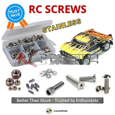RCScrewZ Stainless Screw Kit drom001 for Dromida RC SC4.18 RTR | KIT - Image 1 of 4