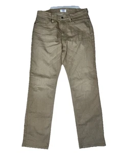 Pantalones de mezclilla Levi's Denizen 231 calce atlético caqui para hombre flexibles 32x32 Ex - Imagen 1 de 16