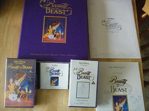 DISNEYS BEAUTY AND THE BEAST COLLECTORS DELUXE VIDEO VHS EDITION - Picture 1 of 1