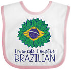 Inktastic I'm So Cute, I Must Be brasilianische Sonnenblume Baby Lätzchen Flaggen Blumen Neu