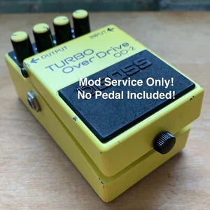 Modify your Boss OD-2 Turbo Overdrive Effects Pedal Alchemy Audio Mod (No Pedal) - Picture 1 of 5