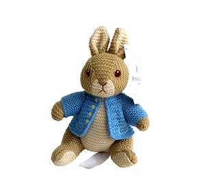 The World of Beatrix Potter Knit Peter Rabbit Plush Stuffed Animal 8" NWT - Picture 1 of 4