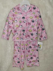 Hello Kitty Girls Pajamas Size 4Soft Flannel 2 Piece - Picture 1 of 3