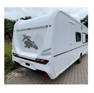 Supermoto XXL Motorrad Wohnmobil Anhänger Aufkleber Sticker Design viele Farben - Bild 1 von 5