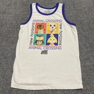 Jungen Nintendo Animal Crossing New Horizons Tank Top - weiß Größe Medium - Bild 1 von 12