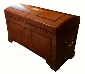 Reisetruhe Koffer 18.Jh. Intarsien Welfen Dynastie Trunk Blanket Chest 18th... - Bild 1 von 6