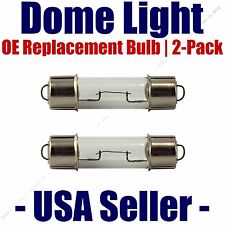 Dome Light Bulb 2-Pack OE Replacement - Fits Listed Nissan Vehicles - 578