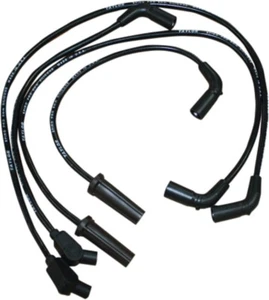 TAYLOR BLACK SPARK PLUG WIRES HARLEY M8 MILWAUKEE ELECTRA GLIDE ROAD KING STREET - Picture 1 of 1