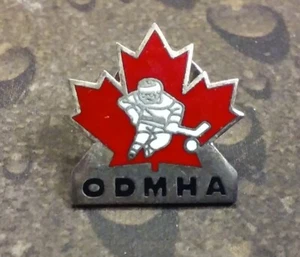 ODMHA Ottawa District Menor Hockey Association Vintage Pin Insignia Canadá - Imagen 1 de 3