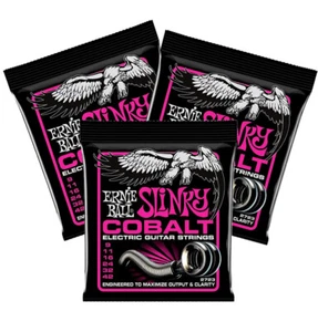 Cuerdas de guitarra de cobalto Ernie Ball Super Slinky P02723 3 juegos UPC 749699127239 - Imagen 1 de 1