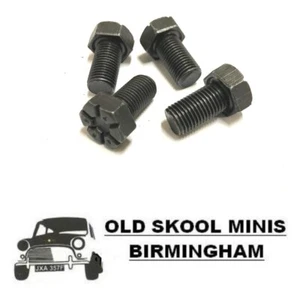 CLASSIC MINI DRIVE FLANGE BOLT x4 BTA370 8.4" DISC AUSTIN MORRIS COOPER SET AH20 - Picture 1 of 1