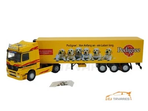 IXO MERCEDE BENZ ACTROS PEDIGREE CAMION TRUCK& TRAILER - SEMI REMORQUE 1996 1/43 - Imagen 1 de 4
