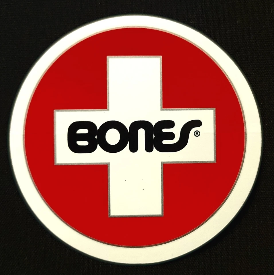 POWELL PERALTA BONES STICKER VINTAGE 3" ROUND ORIGINAL SKATEBOARD 🛹 READY