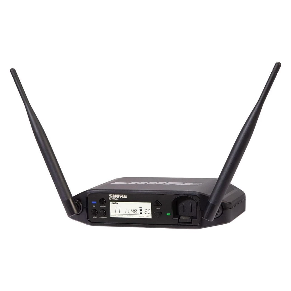 Shure GLXD4 Dual Band Digital Wireless Tabletop Receiver for GLX-DnSystems - Image 1 of 4