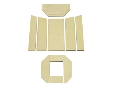 OFENTECHNIK FISCHER Ersatzteil Feuerraumauskleidung Usedom 5 Kw Gotland Borkum Brennraum für Justus