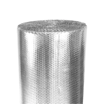 LEAF-PLANTS-CENTER 25m Double Aluminium Bubble Foil Insulation Shed Commercial Floor Roof Shed