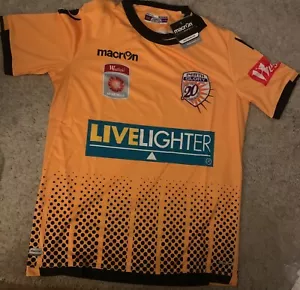 Maglia calcio trasferta 2016/17 Perth Glory: Taglia Small: Macron: W-League: Nuova con etichette - Foto 1 di 2