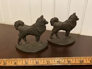 Bronze Chow Chow Book Ends - Picture 1 of 5