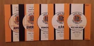 Luton Town 1974/75 Selection of Home League Programmes from menu - Picture 1 of 7