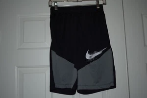 Nike Dri-Fit Youth Size XL Black/Gray/White Athletic Shorts - Picture 1 of 7