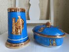 19 C Ironstone Transfer Ware Staffordshire Soap Dish And Toothbrush Holder