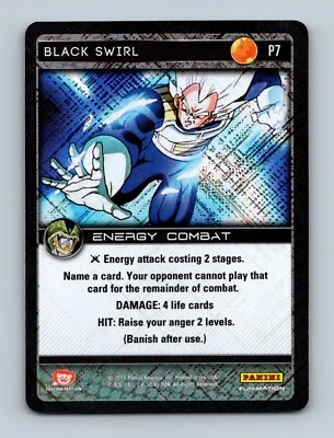 Dragon Ball Z TCG - Black Swirl P7 - FOIL PROMO Panini Perfection Saga - Image 1 of 2