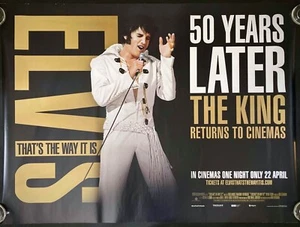 Elvis Thats the Way It Is Original Quad Movie Film Cinema Poster 2019 - Picture 1 of 8