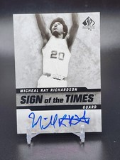2014-15 SP Authentic Sign of the Times Micheal Ray Richardson #SOT-MR Autograph