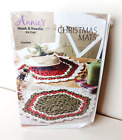 Annie's Hook And Needle Kit Club Christmas Mat Lace Doily Yarn & Instructions