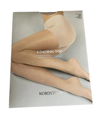 Nordstrom Control Top Pantyhose LINEN Size B Style 8135b 20 Denier - Image 1 of 4