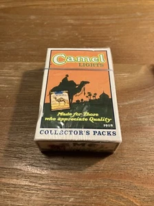 EMPTY Vintage Pack Of Camel Light Cigarettes From Collector Series 1918 Art - Picture 1 of 7