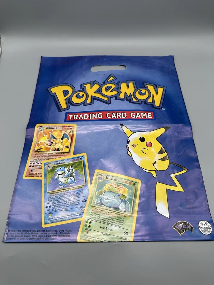 Pokemon 2000 WOTC Trading Card Game Plastiktüte Base Set Release Promo 1999 Bag - Bild 1 von 1