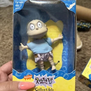VINTAGE 1997 RUGRATS COLLECTIBLE ‘TOMMY PICKLES’ FIGURE MATTEL NOS 69254 - Picture 1 of 2