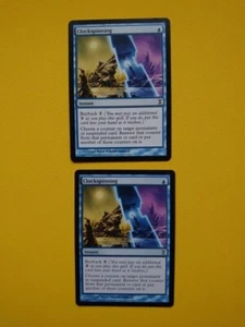 Clockspinning x2. Instant Magic the Gathering Card. Time Spiral as pictures - Picture 1 of 6