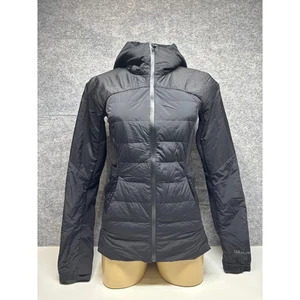 Chaqueta con Capucha Lululemon Black Down For It All 700 Plumón Relleno Ligera - Imagen 1 de 6
