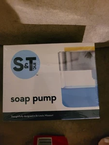 Dish Soap Dispenser And Sponge Holder For Kitchen Sink Sponge Included 13 Ounces - Picture 1 of 2