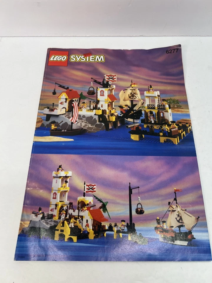Vintage LEGO Pirates Set 6277 Imperial Trading Post Instruction Manual ONLY RARE - Image 1 of 4