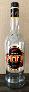 Pitu Brazilian Cachaca Empty Bottle (1 Liter) - Picture 1 of 4