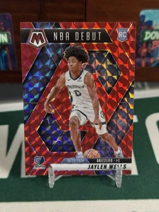 2024-25 Mosaico Jaylen Wells Rojo Mosaico Novato Hobby Solo Grizzlies - Imagen 1 de 2