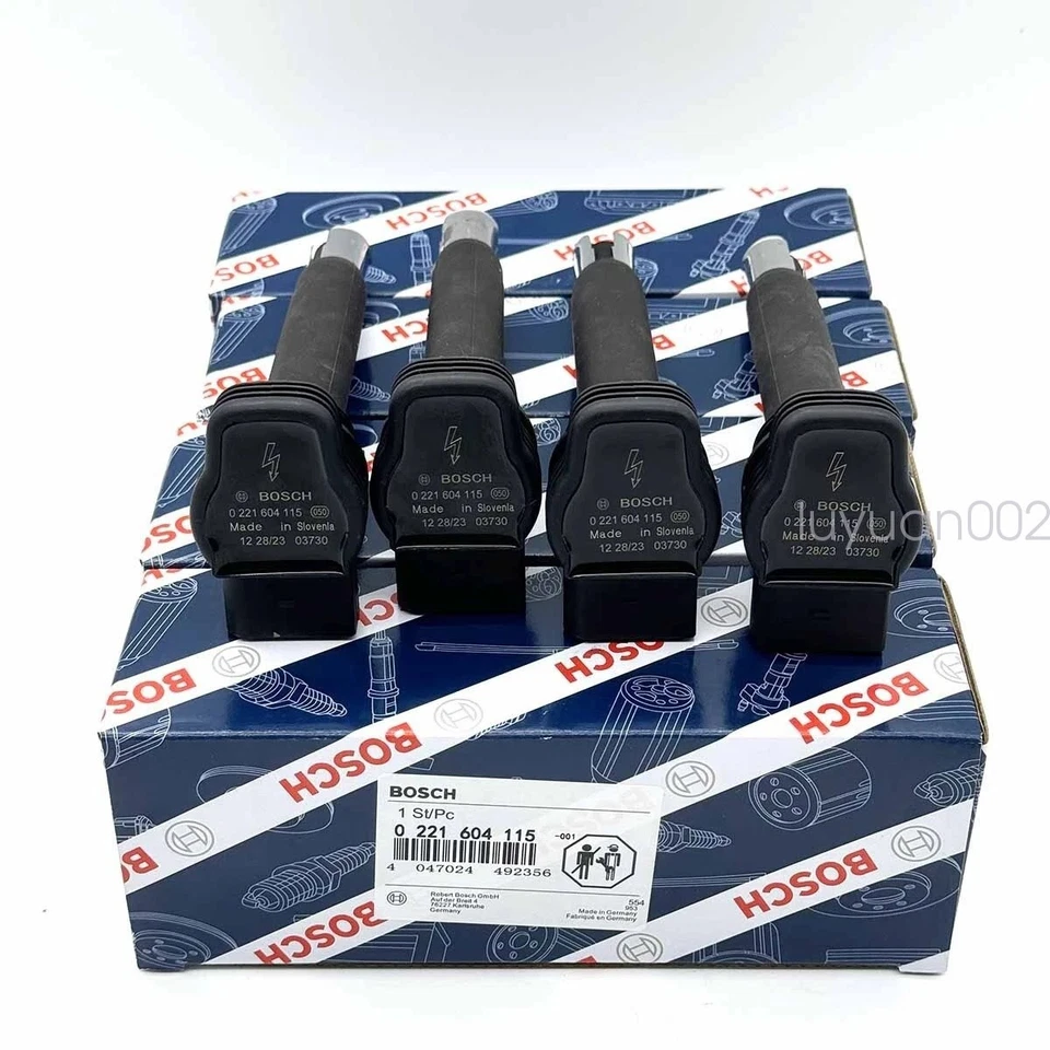 4X 0221604115 Ignition Coils for Audi A3 A4 A5 TT VW GTI 2.0L 06H905115B - Image 1 of 4