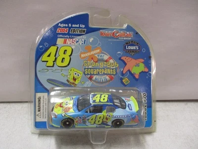 2004 Team Caliber Jimmie Johnson The Spongebob Squarepants Movie Issue #70 1/64 - Image 1 of 3