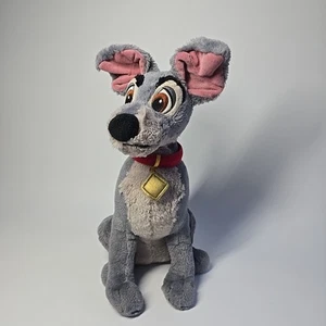 Walt Disney Disney Store Large Tramp From Lady & The Tramp Soft Toy Plush Teddy - Picture 1 of 9