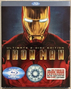 Iron Man - Blu-Ray Two-Disc - Ultimate Edition, 2008 - New & Sealed - Picture 1 of 4