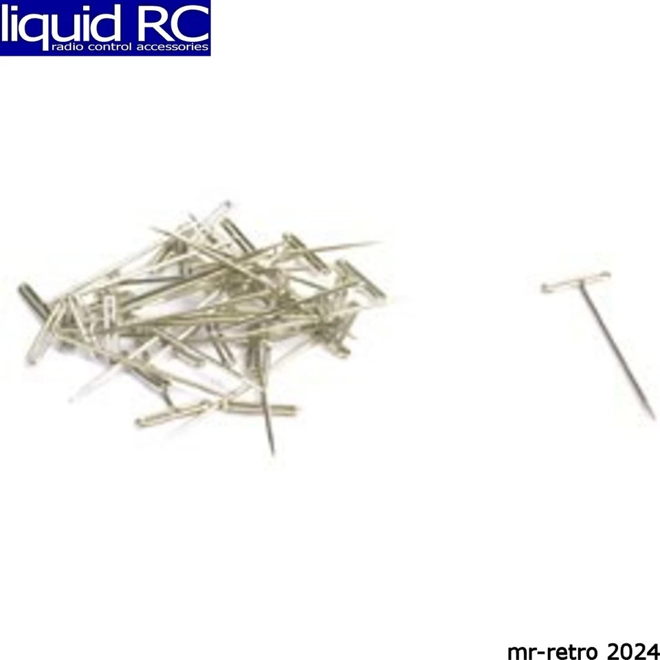 DU-BRO 254 T-Pins Nickel Plated 1-1/2 inch 100 - Image 1 of 1