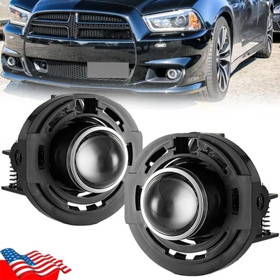 PAIR Front Bumper Fog Lights Lamps For Dodge Charger SRT-8 2012-2015 Left&Right - Изображение 1 из 4