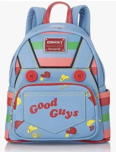Loungefly Chucky Cosplay Child’s Play Mini Backpack NEW WITH TAGS Halloween - Picture 1 of 2