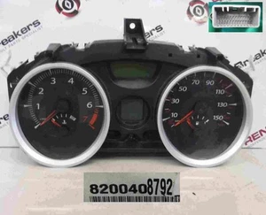 Renault Megane Convertible 2002-2008 Instrument Panel Dials Gauges Clocks 75K - Picture 1 of 2