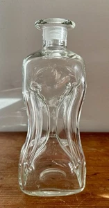 Vintage MCM Scandinavian Art Glass Danish Decanter Kluk Kluk Pinch 9.5”H - Picture 1 of 5
