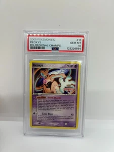 Pokemon Karte 2005 PSA 10 DEOXYS 16/107 Regional Championship Promo EX Deoxys - Bild 1 von 1
