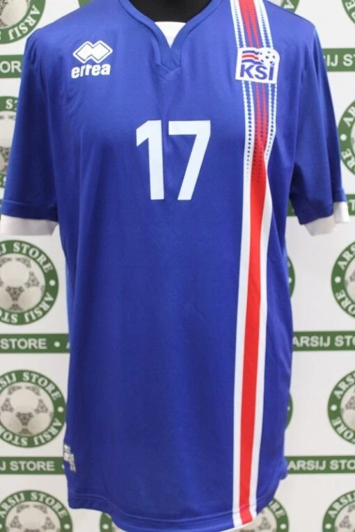 Maglia Calcio ISLANDA GUNNARSSON TG XL  shirt maillot trikot jersey camiseta - Immagine 1 di 2